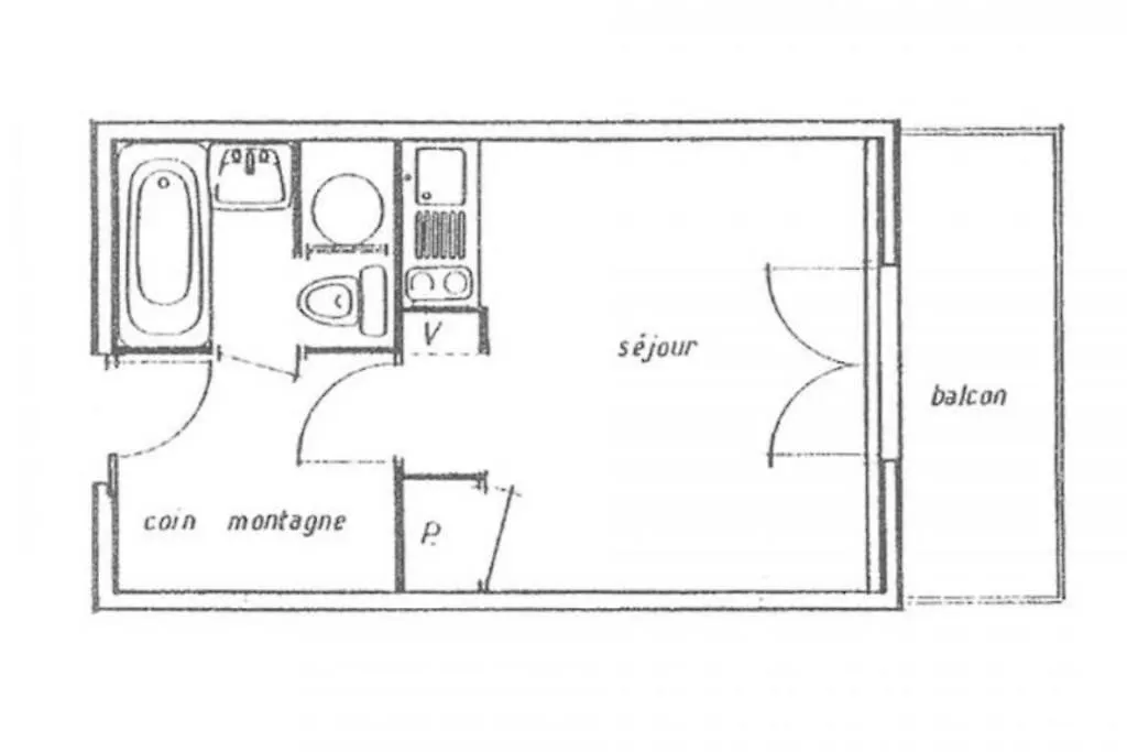 Residence Les Glieres Studio 222 Bourg Saint Maurice, Les Arcs France